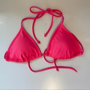 VICTORIA’S SECRET Neon Pink triangle bikini top